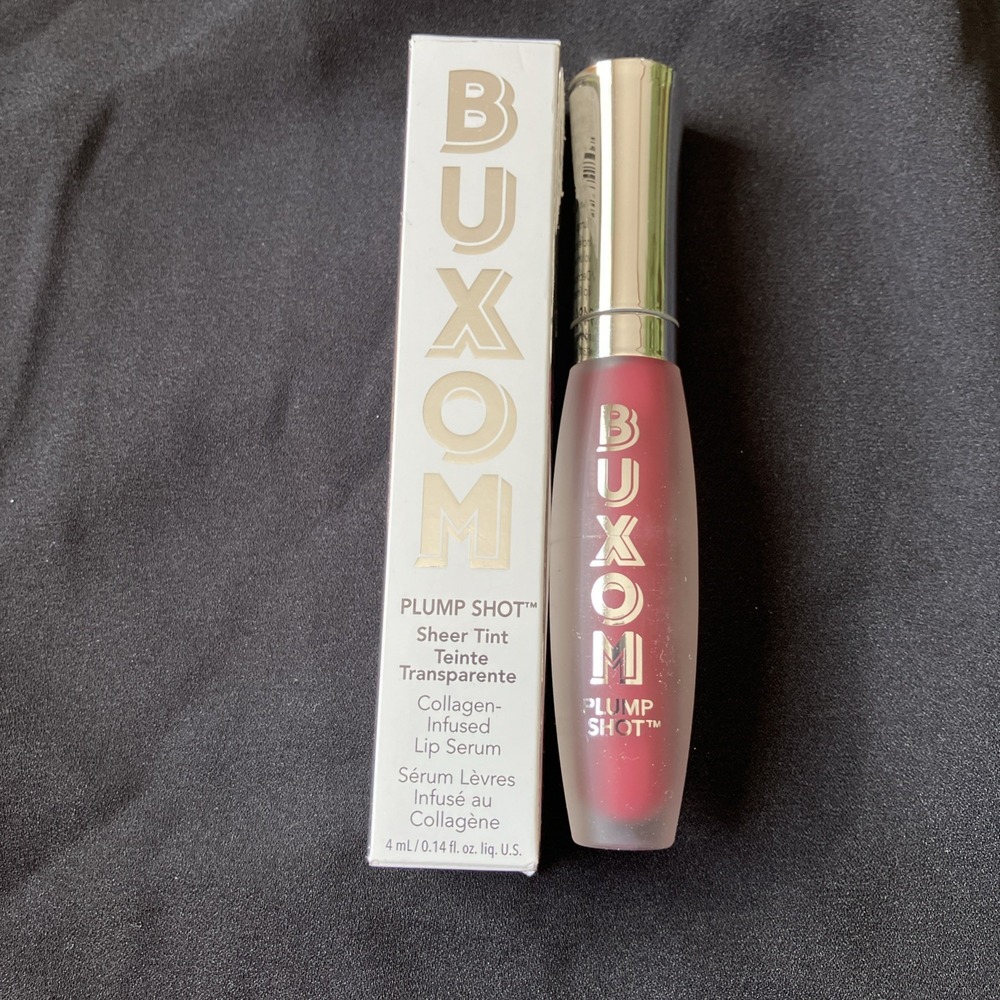 BUXOM Plump Sheer Tint Collagen Infused Lip‎ Serum 0.14 oz in plum Power
